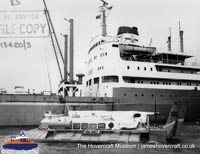 SRN6 being transported